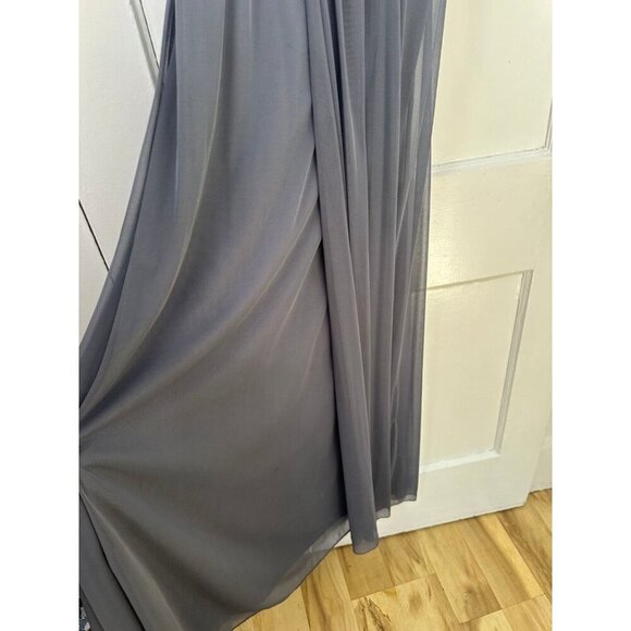 B. Darlin women’s size 3/4 gray maxi dress - Picture 6 of 12